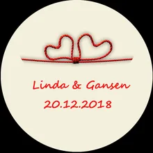 100 шт Оригинальная наклейка и индивидуальный логотип свадебный стикер s дизайн ваш собственный стикер s персонализированные наклейки Boda