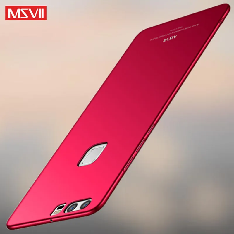 Huawei P9 lite 2017 case MSVII Silm cover coque For huawei Plus PC Protective back Cover P9lite mini | Мобильные телефоны и