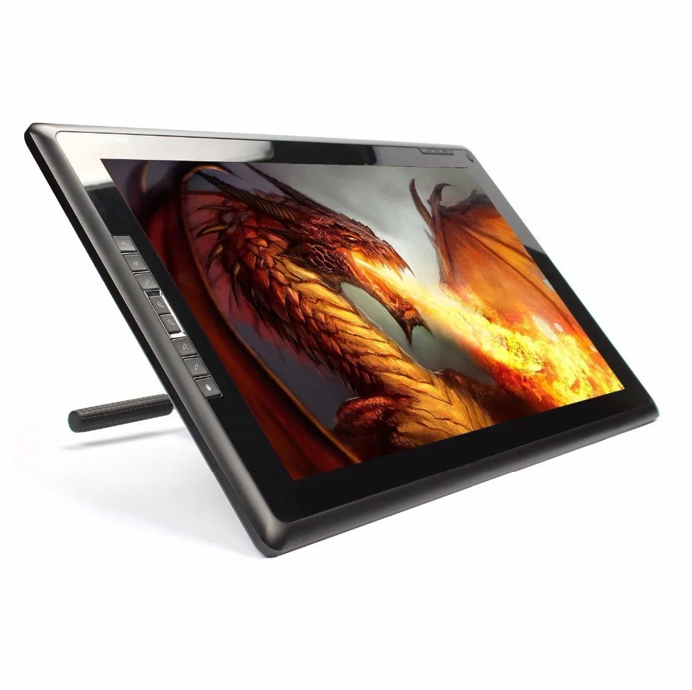 Графический монитор Huion 18 4 дюйма HDMI сенсорный ЖК экран для рисования 8 горячих