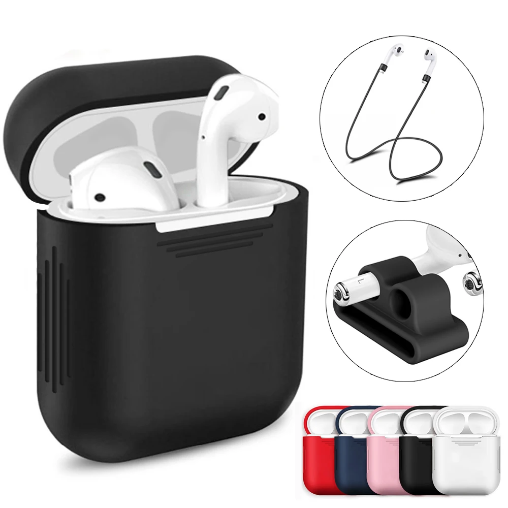 

Soft Silicone Case For Apple Airpods Air Pods Earphone Protective Cover i9 i9s i10 pro i10s i11 i11s i13 i19 TWS case kits