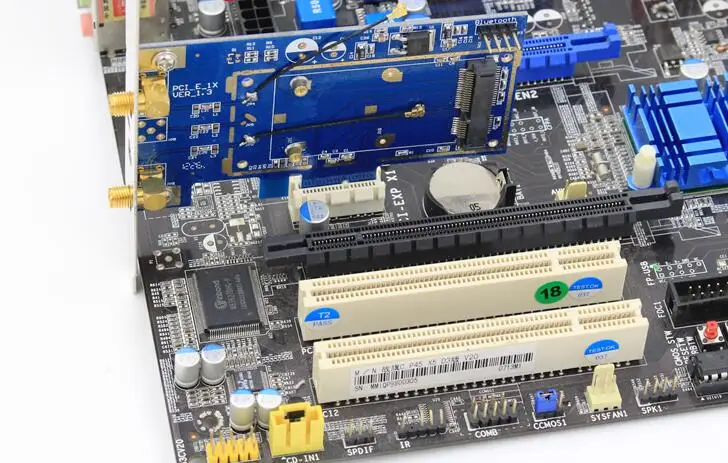 MINIPCI-E поворотный PCI-E riser card/mini PCIE ноутбук беспроводной сетевой адаптер/с Bluetooth