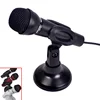 3.5MM Stereo Plug Condenser Microphone Multimedia Desktop Mic With Stand for PC Laptop Skype Recording Speech ► Photo 1/4
