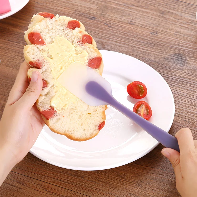 Baking Tools Integrated Silicone Scraper Cake Baking Cream Large Rubber