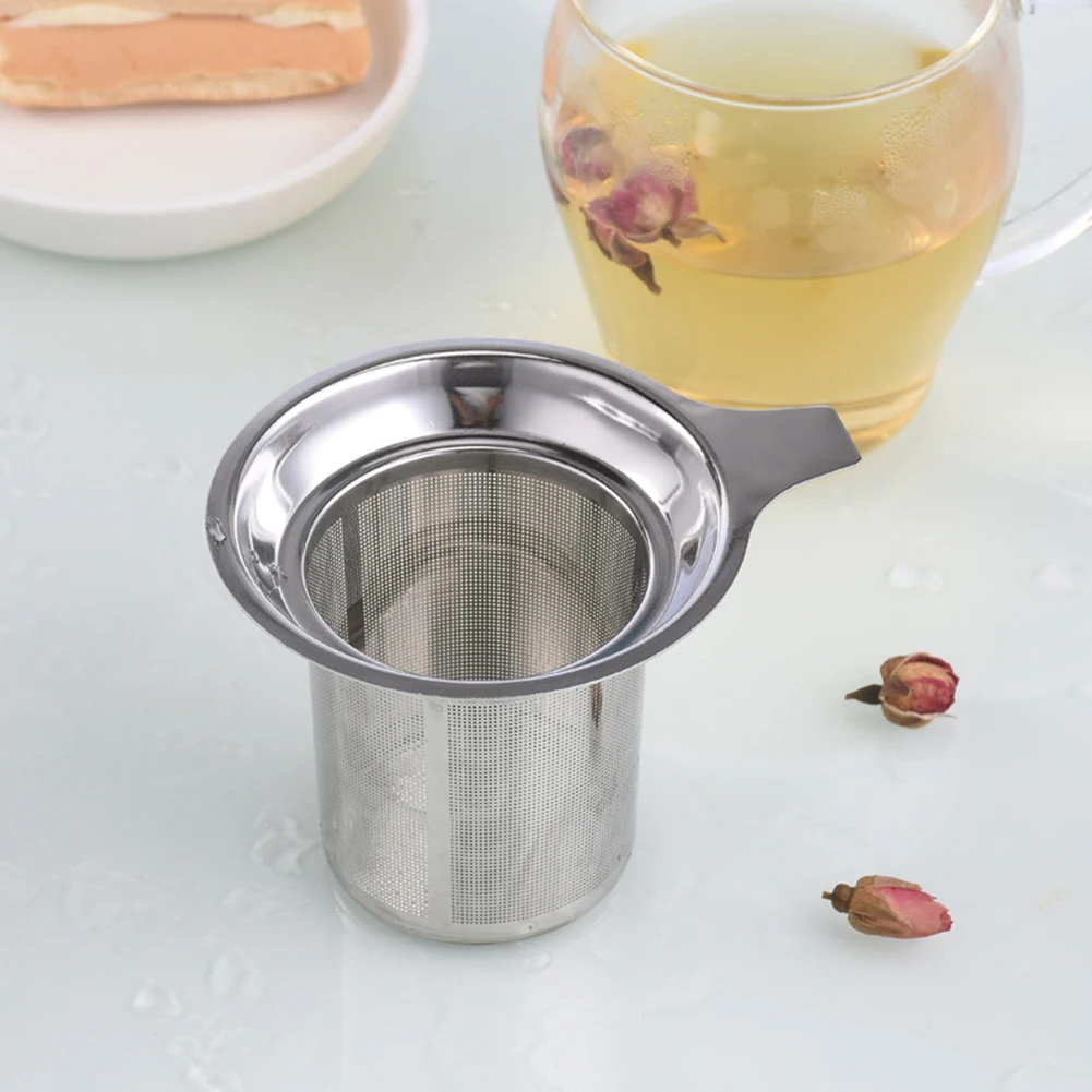 

Reusable Stainless Steel Mesh Tea Infuser Tea Strainer Teapot Tea Leaf Spice Filter Drinkware Kitchen Accessories