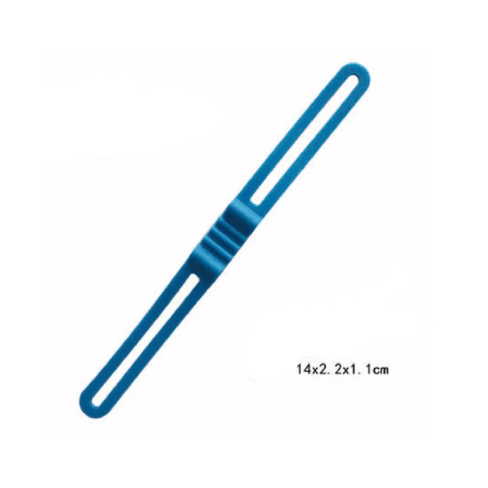 Discount 1pcs Portable Bicycle Headlight Silicone Strap Flashlight Bandage Bicycle Cycling Exercise Accessories Cyclocomputer Strap 2