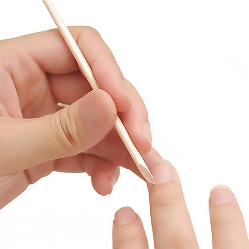 

100pcs/bag Professional Nail Art Design Orange Wood Stick Cuticle Pusher Remover Manicure Care Manicure Nail Tools Accessories