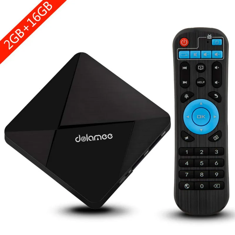 Android TV Box 7 1 четырехъядерный процессор Amlogic S905 64 бит 2 Гб ОЗУ 16 ПЗУ 3D 4K Wifi Bluetooth4.0 D5 ТВ