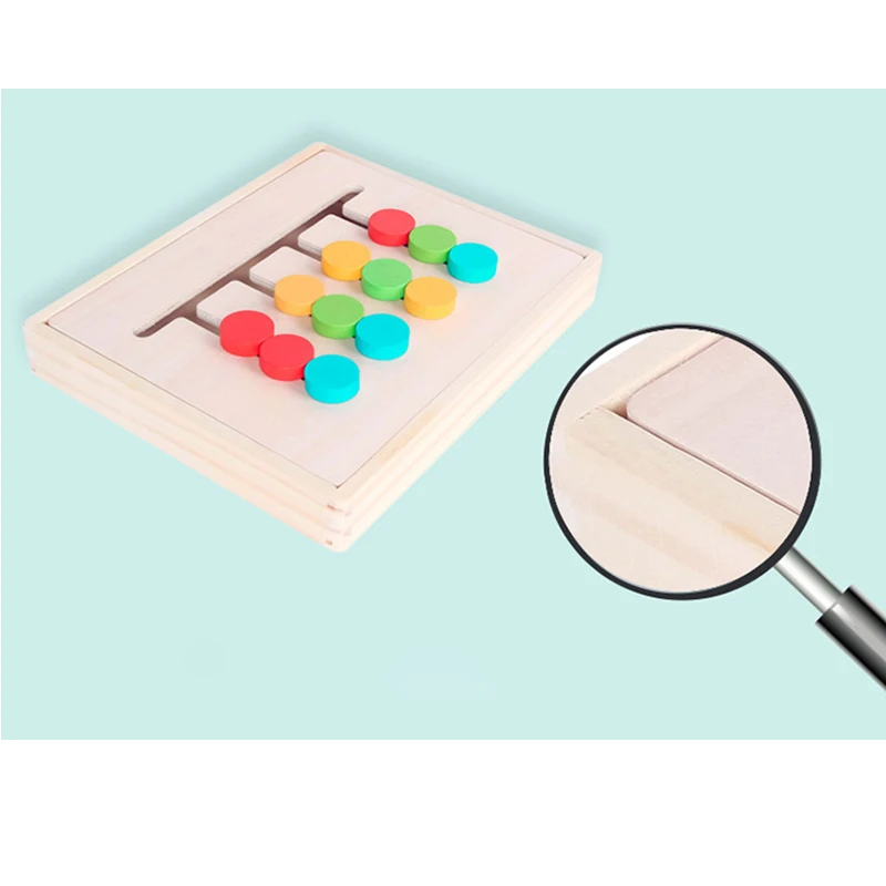 Brinquedos de Madeira Correspondência de Cores Montessori Early Matemática Brinquedos Educativos Toddle 4 Cores Combinando Treinamento Pensamento Brinquedos 12 Cheap Brinquedos mat.