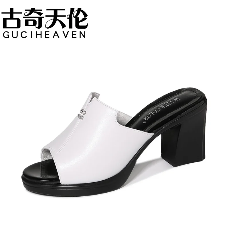 

Guciheaven 2018 New Fashion Summer Platform High Heels Slippers Outdoor Breathable/Comfortable Big Size Sexy Women Shoes