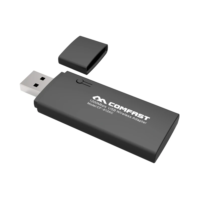 Двухдиапазонный 1200 Мбит/с USB 3,0 RTL8812AU беспроводной AC1200 Wlan USB Wifi Lan адаптер ключ 802.11ac сетевая карта для настольного ноутбука