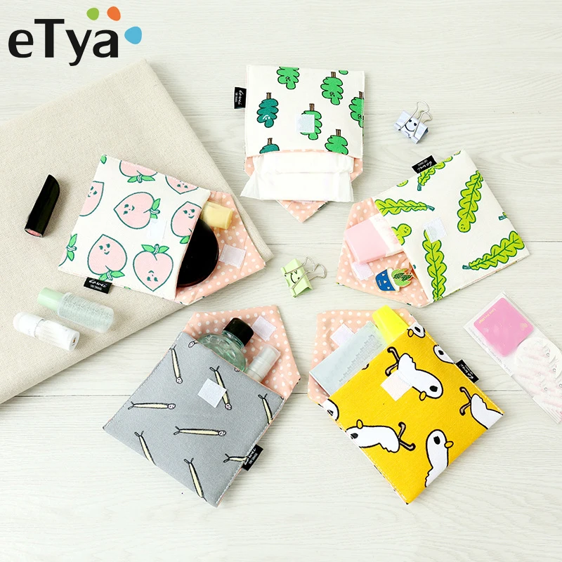 eTya Cute Cartoon Coin Purse Small Wallet Women Change Bag Credit Card ID Holder Clutch Purse Female Sanitary Towel Storage Case eTya Cute Cartoon Coin Purse Small Wallet Women Change Bag Credit Card ID Holder Clutch Purse Female Sanitary Towel Storage Case