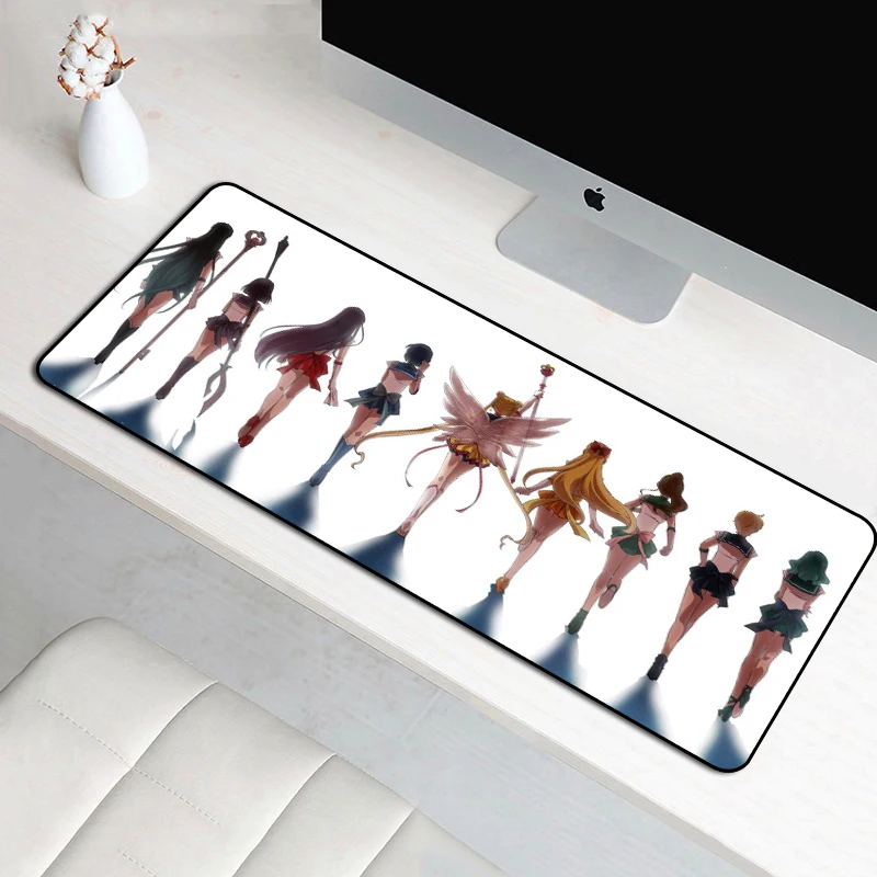 

FFFAS 70x30cm large XL sexy mouse pad Anti-slip Sailor Moon anime mousepad gaming gamer grande mouse Keyboard Mat Customized XL