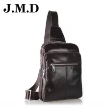 JMD 2016 Натуральная Кожа Груди Мешок Случайные мужские Дорожные Сумки Мужчины Crossbody Сумки На Ремне Повседневная Марка Мужчины Сумка Почтальона Сумочки JD043