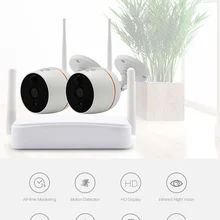 YobangSecurity домашняя Видео Аудио уличная IP камера 1080P Wifi мини 4CH NVR комплект беспроводной CCTV камеры видеонаблюдения системы