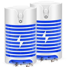 Светильник от комаров с датчиком, вставной светильник от комаров с УФ-лампой, Крытый портативный высоковольтный светильник, без химических компосов