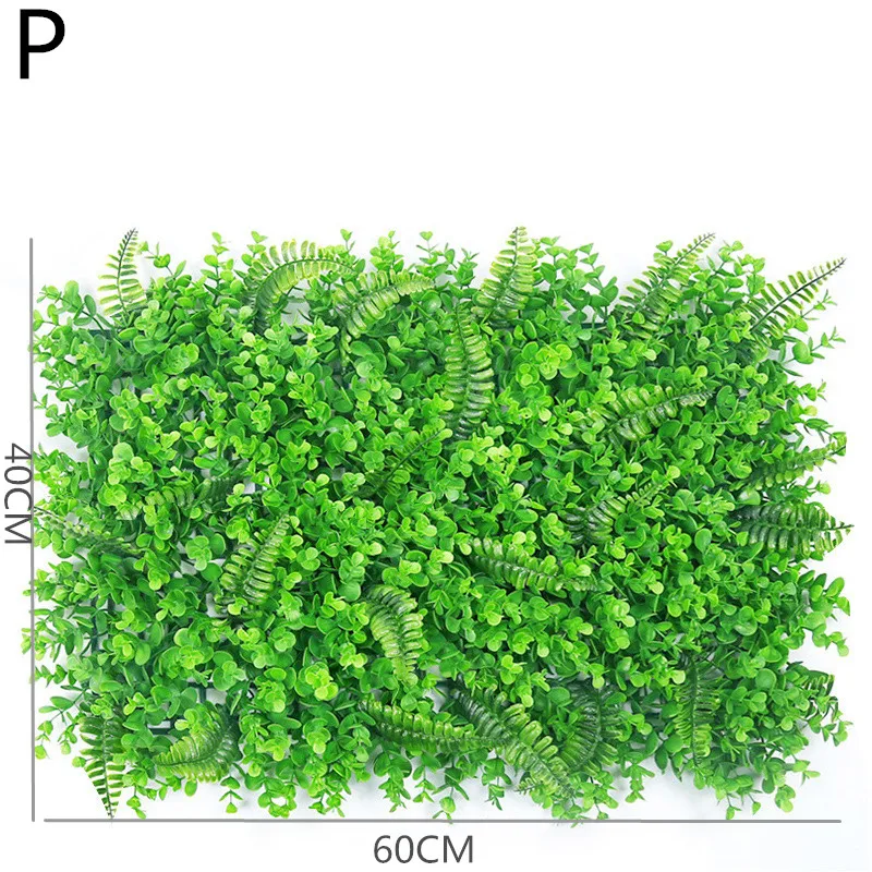 Имитация зеленой лужайки искусственные зеленые горшечные растения стены Свадьба отель фон Декор стены магазин окна магазин вечерние украшения 1 шт - Цвет: P