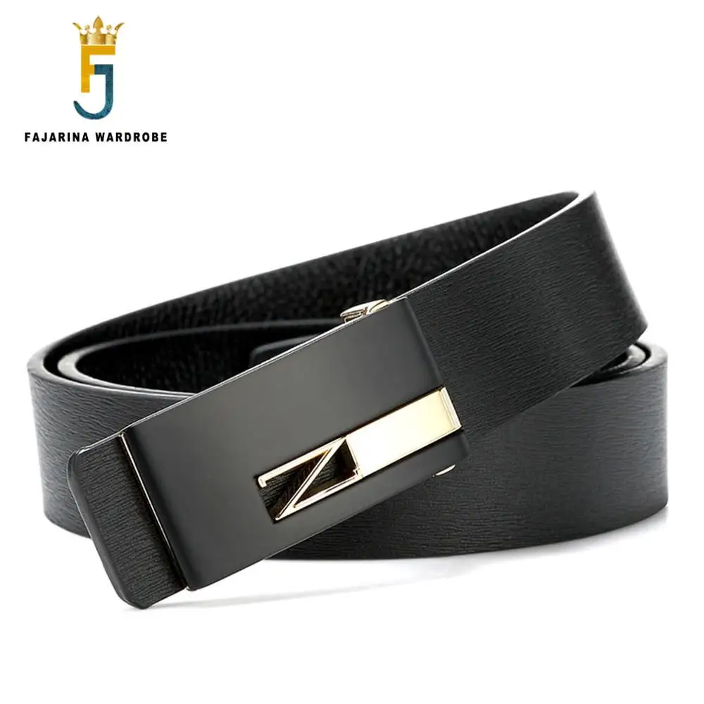 

New Brand Designer Mens Belt Luxury Style Real Leather Belts for Men Metal Buckle Men Genuine Leather Male Strap Jeans LUFJ362
