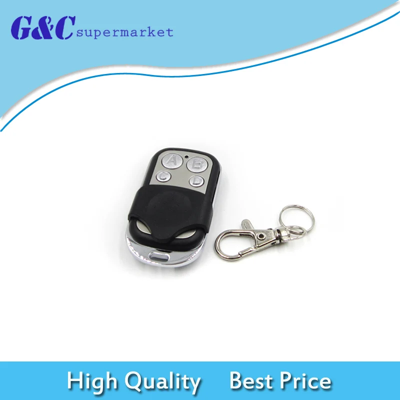 Universal Wireless 433Mhz Remote Control Electric Cloning Gate Garage Door Auto Keychain For Door and Car