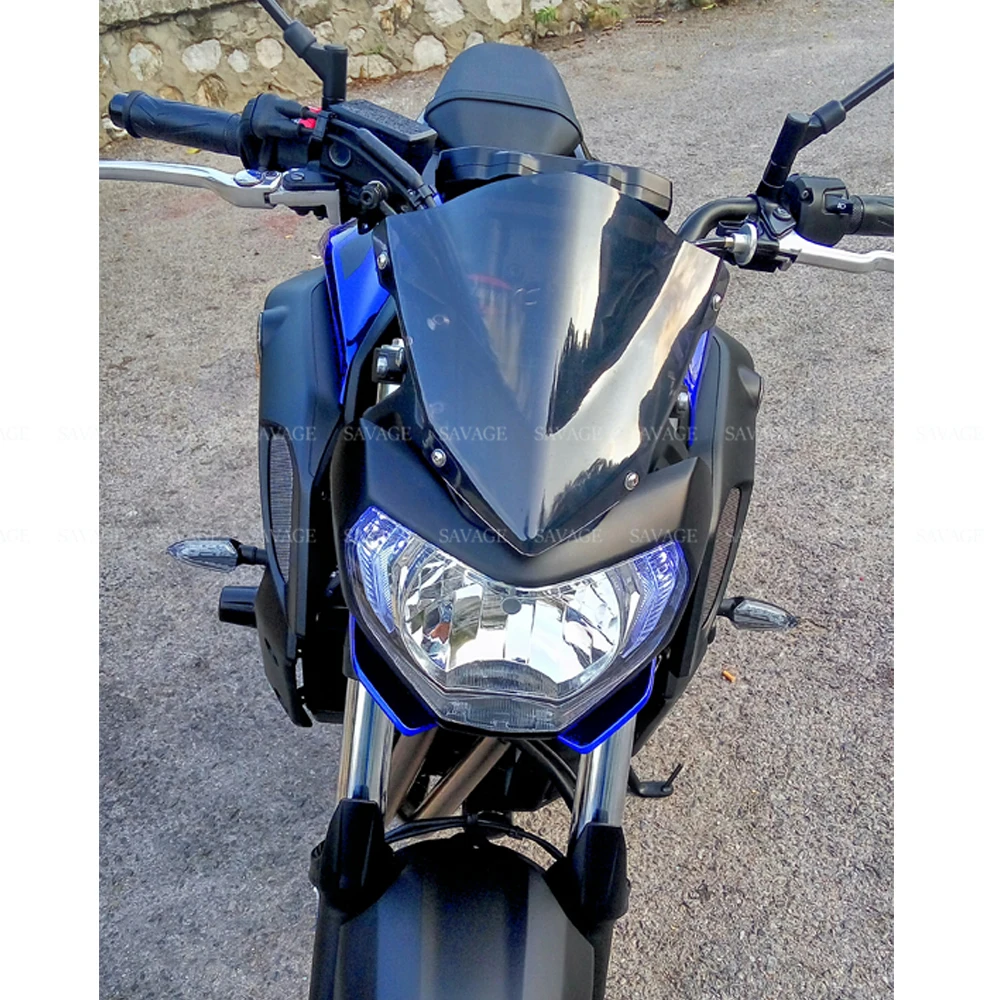 Ветровые стекла Pare-brise для YAMAHA MT07 FZ07 MT-07 FZ-07 18 19 MT FZ 07 обтекатели ветрового стекла