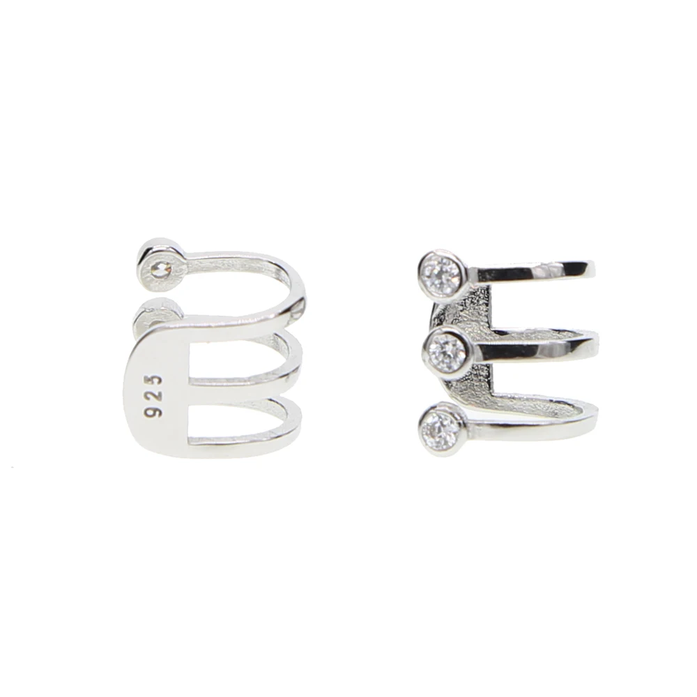 gold-plated silver 1 pair Clasp earring kz 9