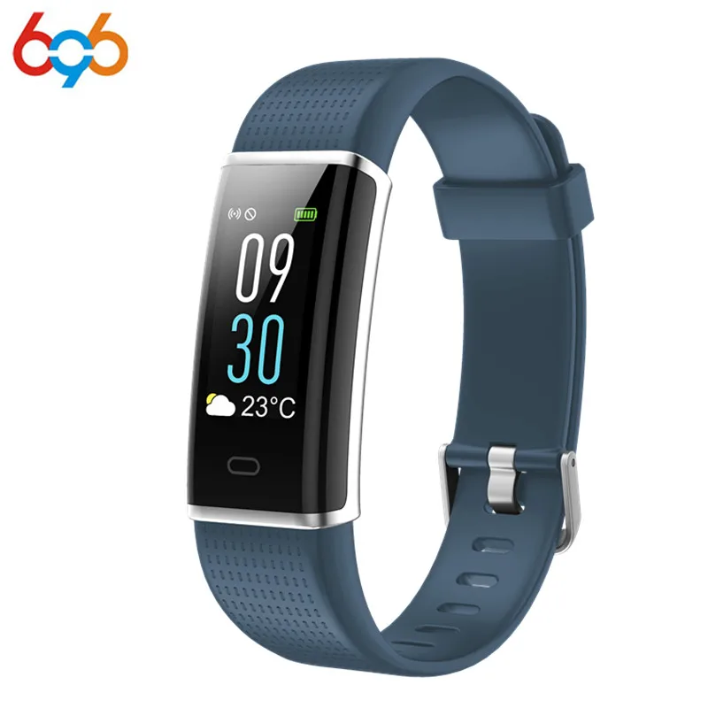 696 ID130C Smart Band Blood Pressure Heart Rate Monitor Wrist Watch Intelligent Bracelet Fitness Tracker Pedometer Wris | Электроника