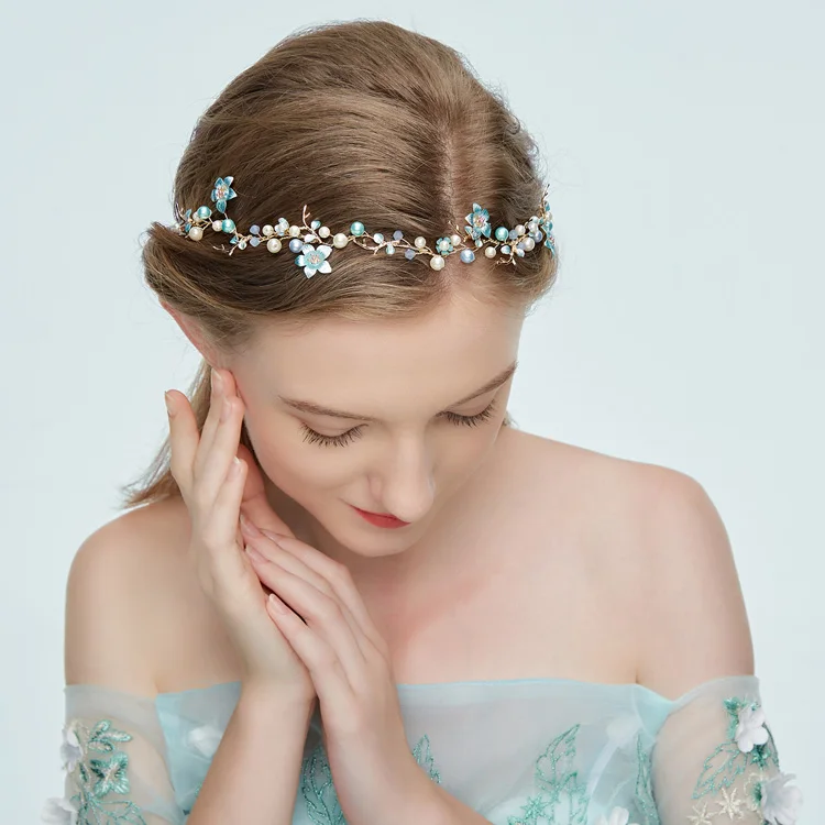  blue flower Headbands (1)