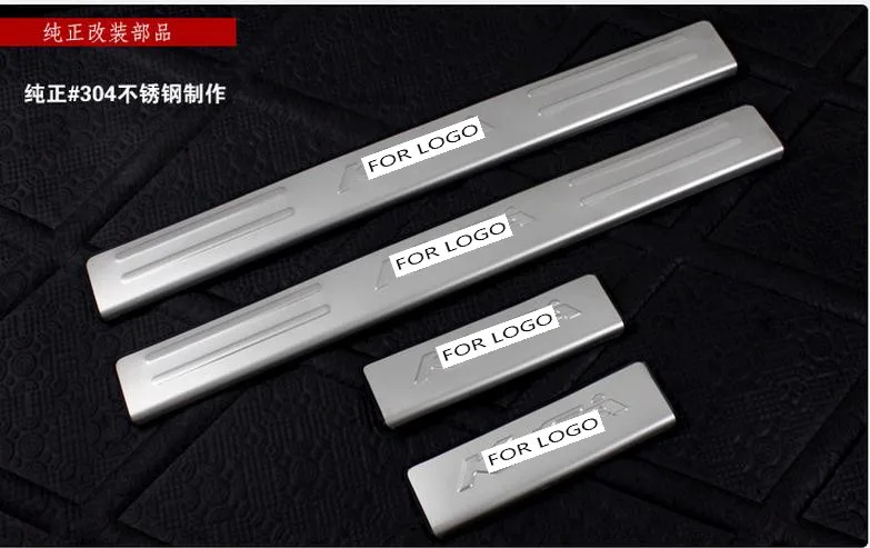 LED Car accessories Stainless Steel Side Door Scuff Plate Sill Trim Fit For Ford Kuga Escape 2012 2013 2014 2015 | Автомобили и