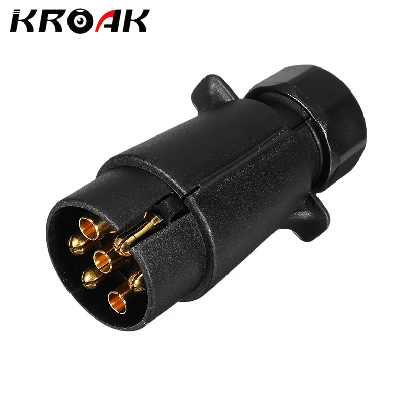 KROAK 7 Pin Wire Connector 12V Electric Trailer Plug ... KROAK 7 Pin Wire Connector 12V Electric Trailer Plug ... on Sconces No Electric Plug id=73149