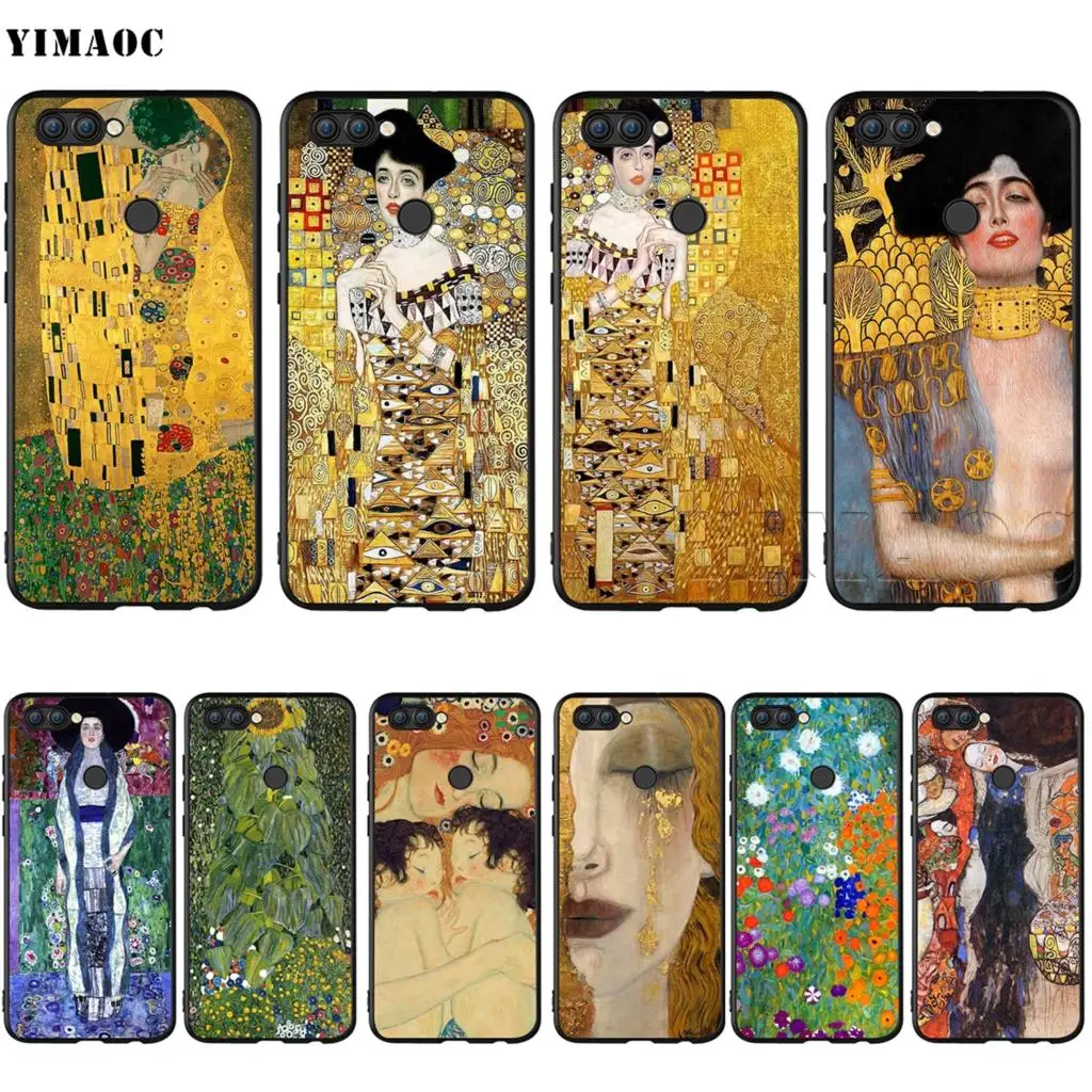 

YIMAOC Gustav Klimt Case for Huawei Mate 30 20 Honor Y7 7a 7c 8c 8x 9 10 Nova 3i 3 Lite Pro Y6 2018 P30 P smart
