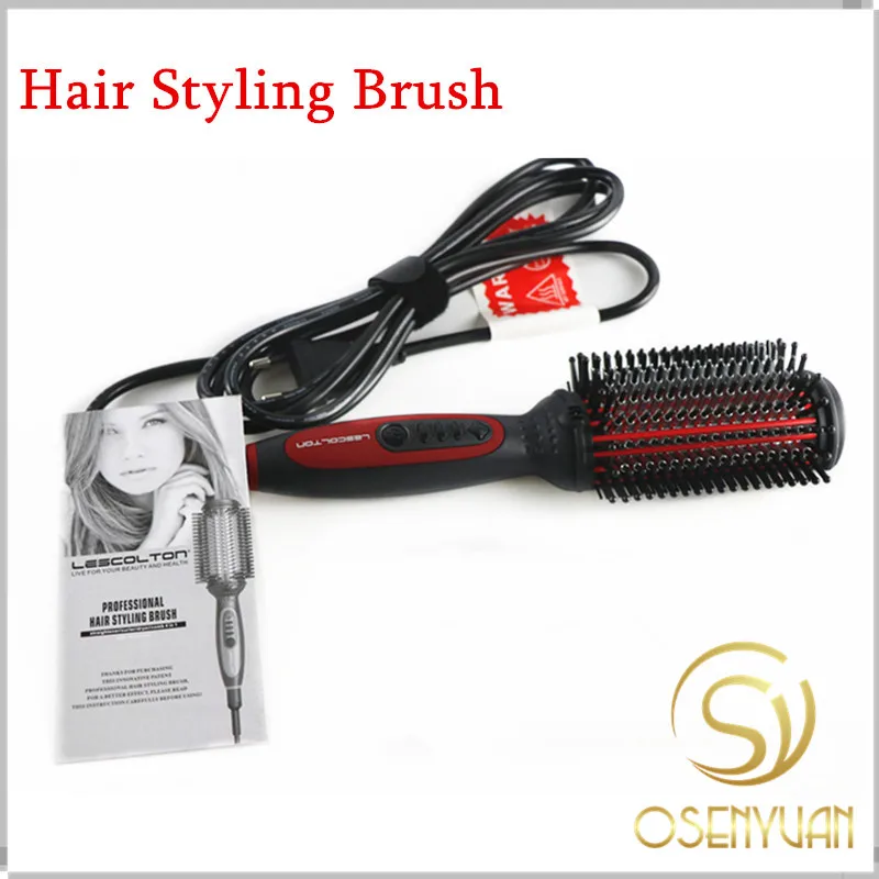 

Professional Hair Styling Straightener Curler Comb 2 in 1 Fast Negative Irons Make Hair Shiny and Smooth Straight Brush