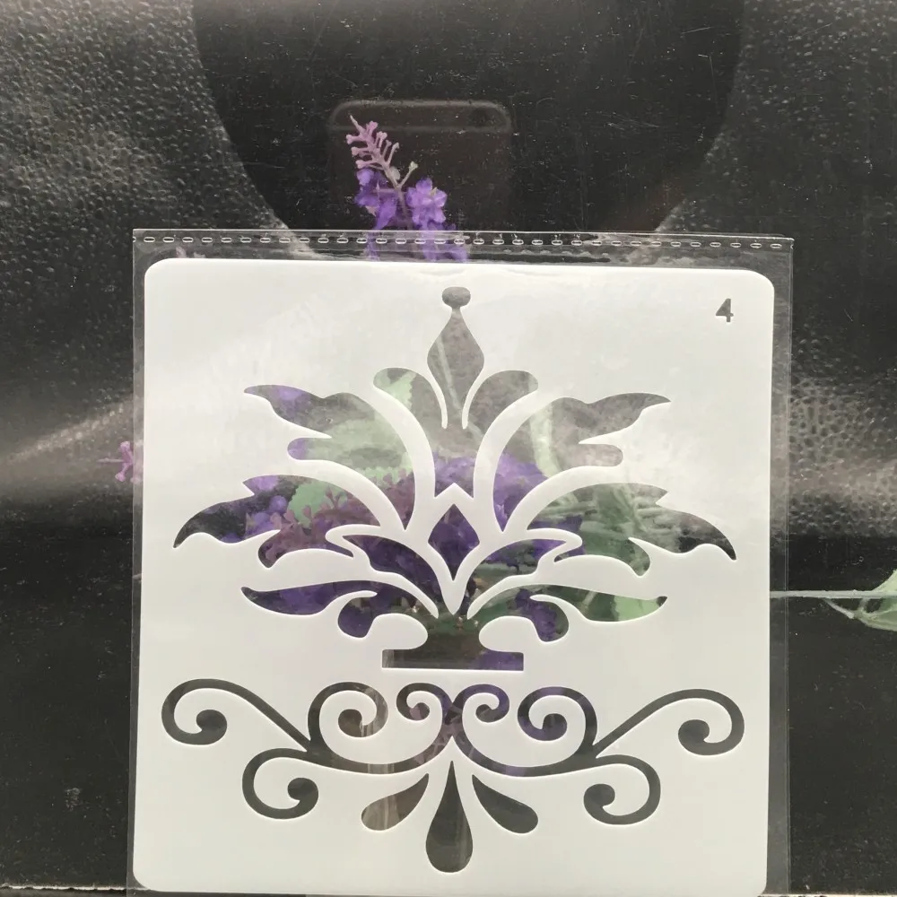 

13cm Floral DIY Layering Stencils Wall Painting Scrapbook Coloring Embossing Album Decorative Card Template