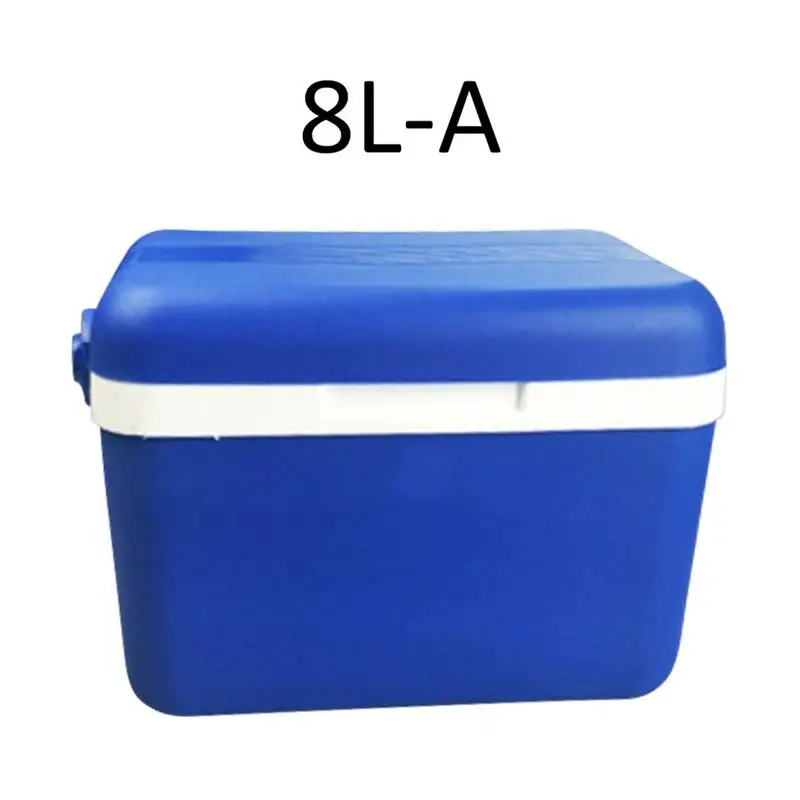8L A 01 3L 8L 20L Автомобильная изоляционная коробка, уличная Автомобильная охлаждающая коробка, органайзер для льда, коробка для хранения лекарств, домашняя коробка для барбекю, рыбалки - Название цвета: 8L A 01