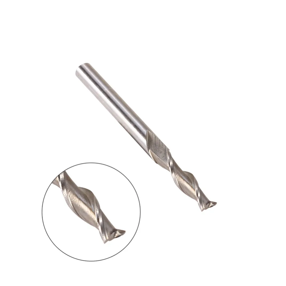 US Stock 3pcs 8mm Two 2 Flute HSS /& Aluminium End Mill Cutter CNC Bit