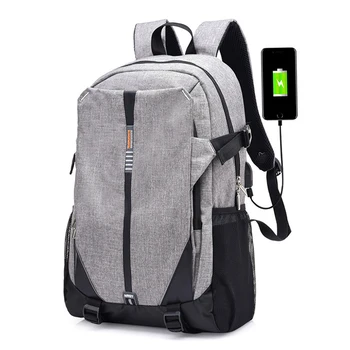 

Men's backpack USB charging shoulder bag student schoolbag computer laptop bag large capacity luggage male travel backpack
