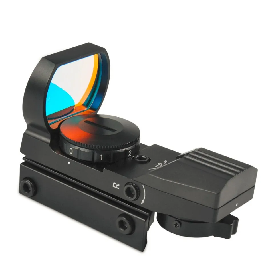 Высокое качество Тактический мм 22-33 мм объективный объектив Reflex Red Dot Sight Riflescope с мм 20 мм рельсовым креплением fit Rifle Охота