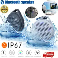 Портативный беспроводной Bluetooth динамик водонепроницаемый бас стерео динамик музыкальный плеер динамик s