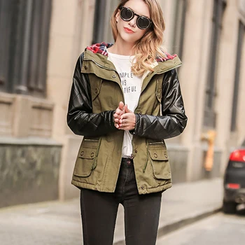 

2018 Winter New Parkas Women Coat Thick Jacket For Ladies Female Hooded With Fur Slim Casual Outwear Winter Coat Women Parka
