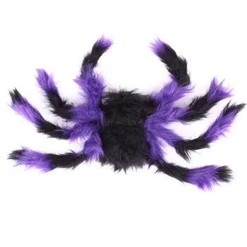 

Flower Spider Spoof Tidy Toy Stuffed Insect Multicolor Realistic simulation Spiders Family Gags Practical Jokes Color Random