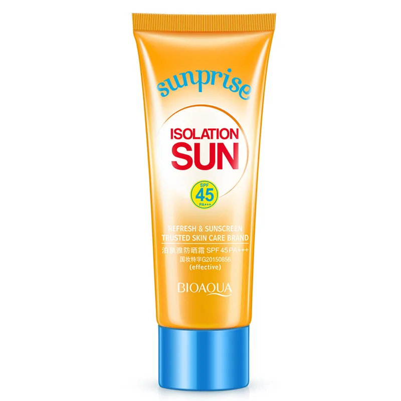 

1pcs SPF 45 UV Sunblock Body Sunscreen Concealer Whitening Cream Facial Sunscreen Creams Sun Lotion Tanning Oil Isolation TSLM2