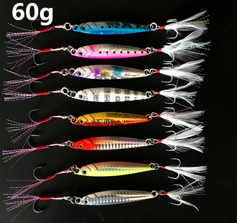 

Hot Sale 1 Pieces60g9cmMetal Lure Fishing Spoon Freshwater Fishing Hard LureSliceJigBait Spoon Fishing Tackle Metal Jigging