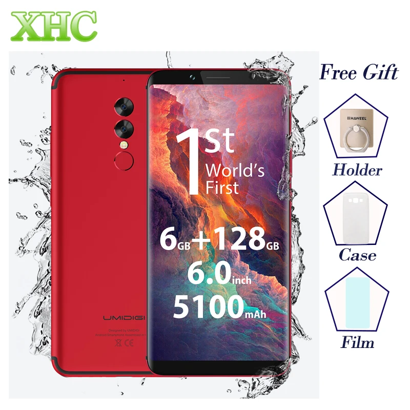 Original UMIDIGI S2 Pro 6.0inch Cellphones 2160x1080 Octa Core 6GB RAM 128GB ROM 5100mAh 4G LTE 16MP+13MP Dual SIM Smartphones