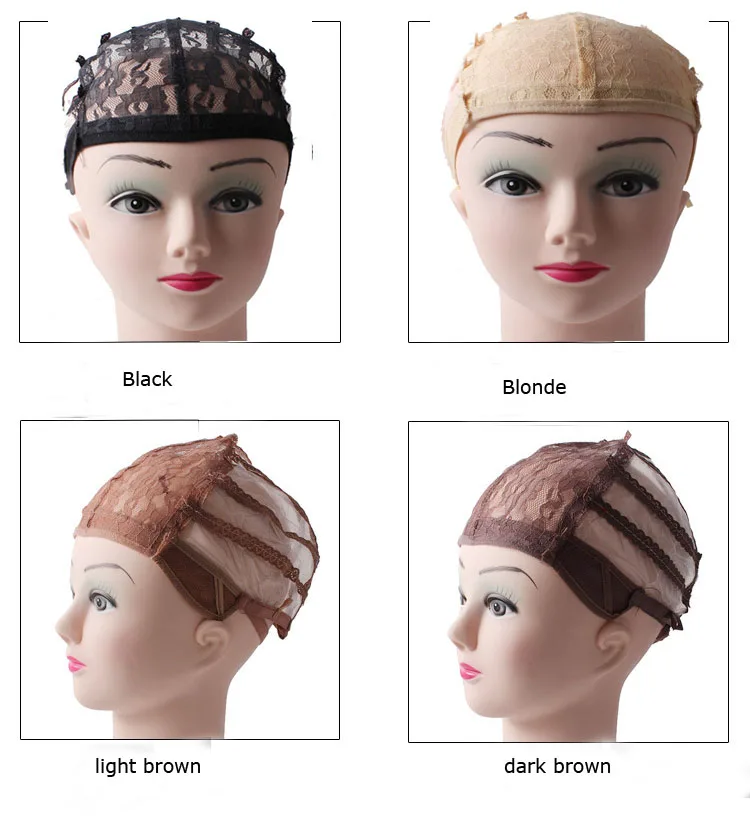 Buy 10PCS Lace front wig caps for making wigs
