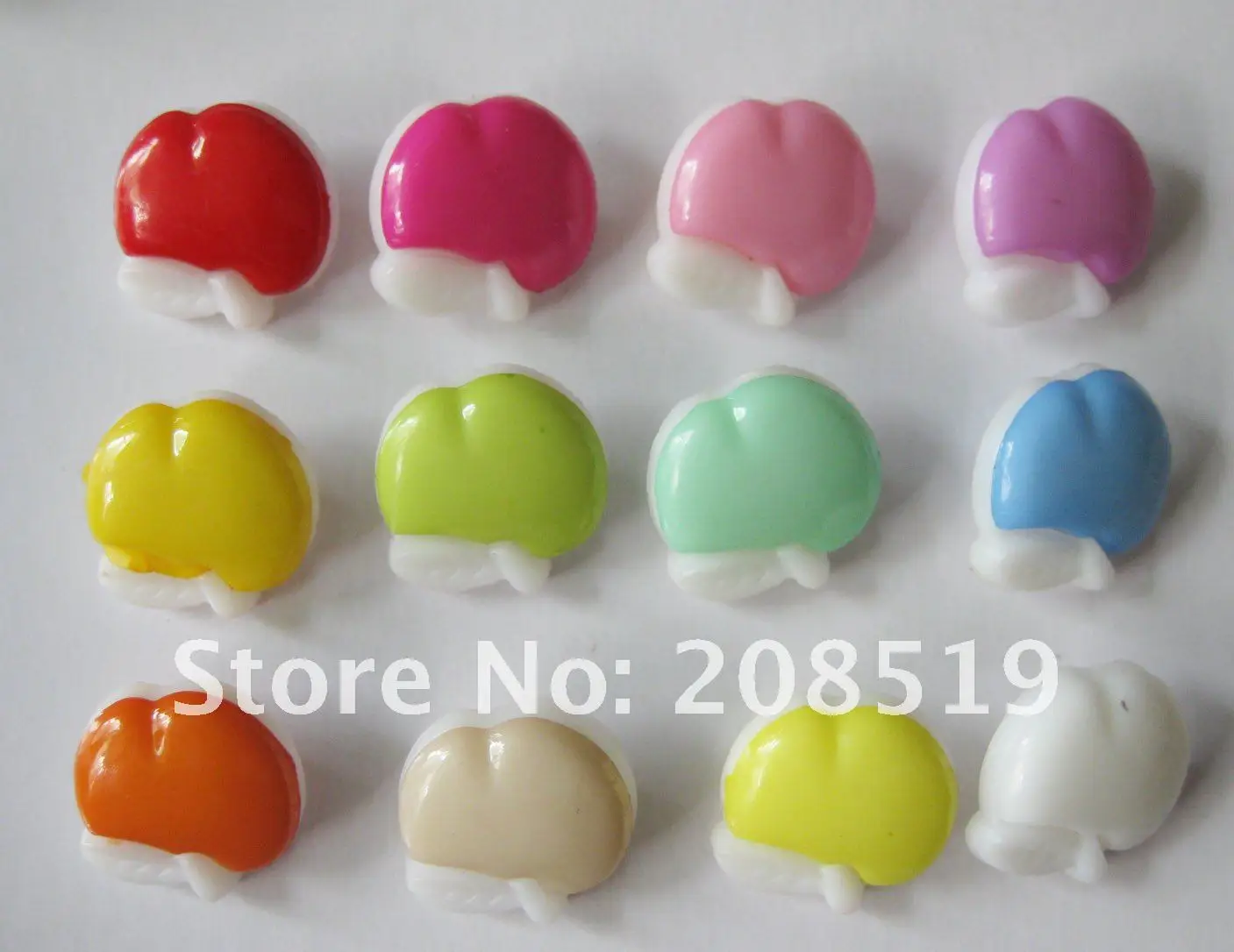 NB0049 пластиковые кнопки 500 шт. apple Форма пуговицы для шитья для детей аксессуары для одежды