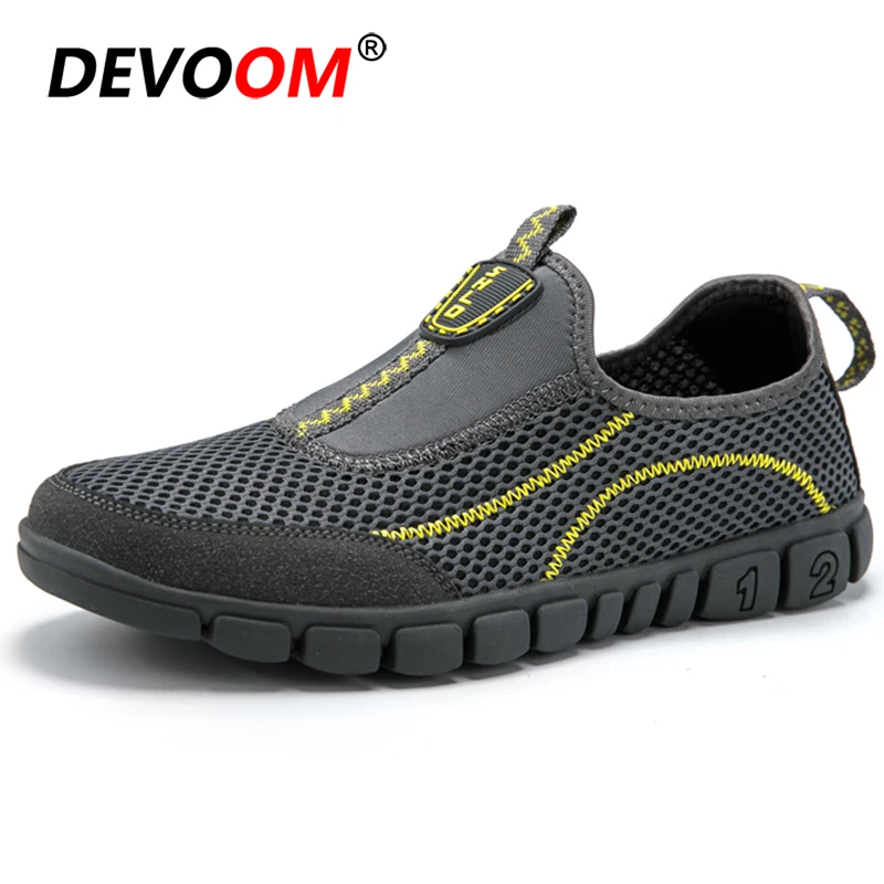

Summer Men Hiking Shoes Outdoor Mountain Tekking Shoes Men zapatillas hombre 2019 New Breathable Red mond Mesh Sneakers Men EU46