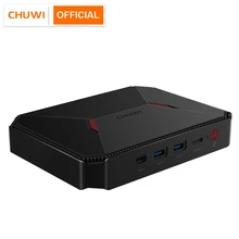 CHUWI GBox Pro Intel Atom X7-E3950 четырехъядерный Windows 10 OS 4 ГБ ОЗУ 64 Гб ПЗУ гигабитный Ethernet мини-ПК 2,4G/5G двухдиапазонный Wifi