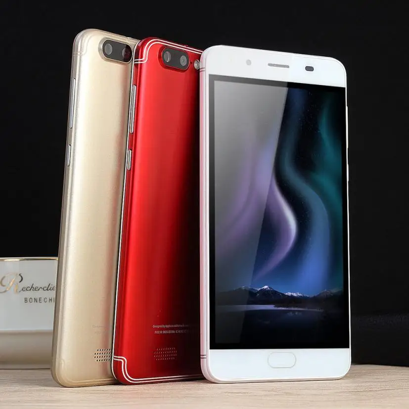 Smartphone 5Inch Ultrathin Android5.1 Quad-Core 512MB+512MB GSM WiFi Dual SIM Dual Camer Smartphone Original Accessories 18Jul24