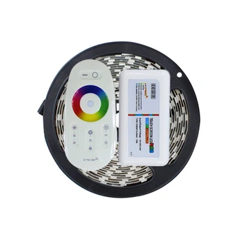 

5050 RGB LED Strip 5M 300Led DC12V Flexible Light not waterproof Led stripe rope lights + 2.4G touch screen RF remote control