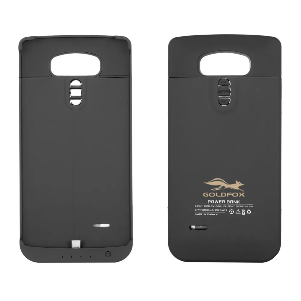 For LG G4 Battery Charger Case Cover 3800mAh Rechargeable Backup
