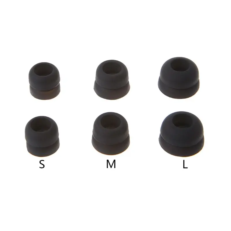

3 Pairs Earphone Tips In Ear Earbuds Case Soft Silicone Ear caps Replacement Headphone Accessories for Sennheiser IE80 CX400 CX5