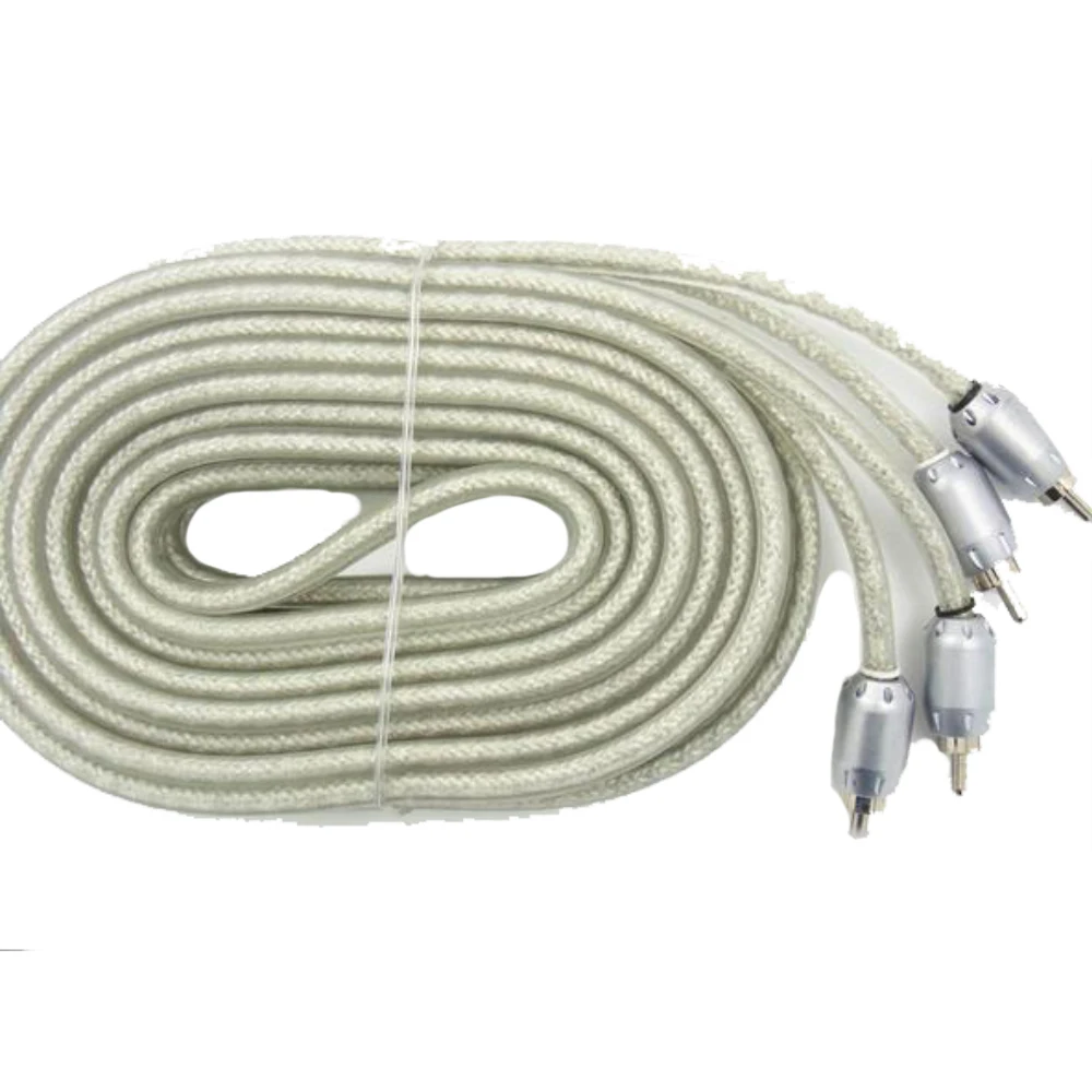 5 м кабель провода шнуры Громкая колонка, проводной кабель Разъем усилитель-сабвуфер стерео аудио кабель для сабвуфера DVD, динамик
